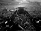 The Opportunity Rover on the Edge of Endurance Crater