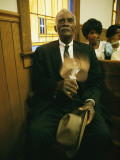 Dr Martin Luther King Jr Adorns a Church Deacon's Fan