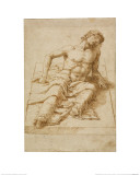 Man Lying on a Stone Slab