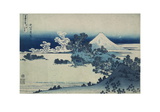 Shichiri Beach in Sagami Province  Katsushika Hokusai  Japan  Edo Period 1830-1833