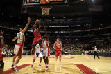 Philadelphia 76ers v Toronto Raptors: Jrue Holiday and Peja Stojakovic