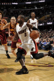 Miami Heat v Cleveland Cavaliers: Dwyane Wade and Anthony Parker
