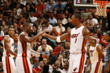 Washington Wizards v Miami Heat: Dwyane Wade and Chris Bosh