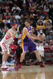 Los Angeles Lakers v Houston Rockets: Pau Gasol and Brad Miller