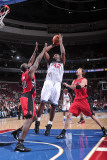 Toronto Raptors v Philadelphia 76ers: Elton Brand and Reggie Evans