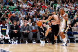 San Antonio Spurs v Utah Jazz: Raja Bell and Manu Ginobili