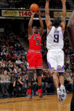 Chicago Bulls v Sacramento Kings: Luol Deng and Luther Head