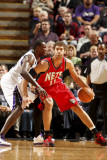 New Jersey Nets v Sacramento Kings: Brook Lopez and Samuel Dalembert