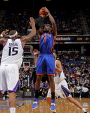 New York Knicks v Sacramento Kings: Amare Stoudemire and DeMarcus Cousins