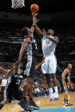 San Antonio Spurs v New Orleans Hornets: Emeka Okafor and Antonio McDyess