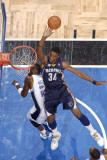 Memphis Grizzlies v Orlando Magic: Hasheem Thabeet and Mickael Pietrus