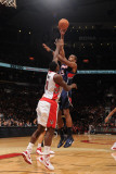 Atlanta Hawks v Toronto Raptors: Al Horford and Joey Dorsey