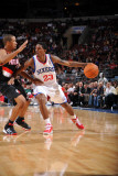 Portland Trail Blazers v Philadelphia 76ers: Louis Williams and Andre Miller