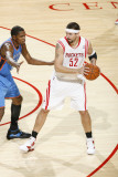Oklahoma City Thunder v Houston Rockets: Brad Miller and Kevin Durant