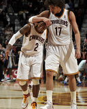 Memphis Grizzlies v Cleveland Cavaliers: Mo Williams and Anderson Varejao