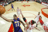Los Angeles Lakers v Houston Rockets: Shannon Brown and Brad Miller