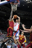 Cleveland Cavaliers v Detroit Pistons: Tayshaun Prince  JJ Hickson and Anthony Parker