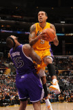 Sacramento Kings v Los Angeles Lakers: Matt Barnes and DeMarcus Cousins