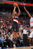 Portland Trail Blazers v Philadelphia 76ers: Andre Miller and Louis Williams