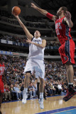 New Jersey Nets v Dallas Mavericks: Dirk Nowitzki and Brook Lopez