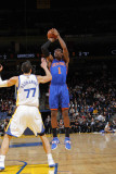 New York Knicks v Golden State Warriors: Amare Stoudamire and Vladimir Radmanovic
