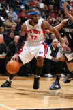 Detroit Pistons v Minnesota Timberwolves: Richard Hamilton and Wesley Johnson