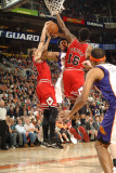 Chicago Bulls v Phoenix Suns: Josh Childress  Kyle Korver and James Johnson