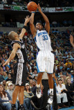 San Antonio Spurs v New Orleans Hornets: Willie Green and Tony Parker