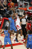 Oklahoma City Thunder v Houston Rockets: Serge Ibaka and Jordan Hill