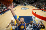 Golden State Warriors v Memphis Grizzlies: Andris Biedrins  Xavier Henry and Zach Randolph