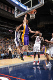 Los Angeles Lakers v New Jersey Nets: Pau Gasol and Jordan Farmar