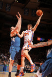 Minnesota Timberwolves v New York Knicks: Timofey Mozgov and Nikola Pekovic
