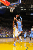 Denver Nuggets v Golden State Warriors: Carmelo Anthony and Reggie Williams