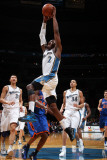 New York Knicks v Washington Wizards: John Wall and Tony Douglas