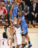 Oklahoma City Thunder v Houston Rockets: Russell Westbrook and Shane Battier