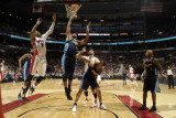 Denver Nuggets v Toronto Raptors: Leandro Barbosa and Nene