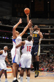 Utah Jazz v Los Angeles Clippers: Al Jefferson  Brian Cook and Eric Bledsoe