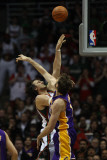 Los Angeles Lakers v Milwaukee Bucks: Andrew Bogut and Pau Gasol