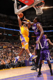 Sacramento Kings v Los Angeles Lakers: Kobe Bryant and Samuel Dalembert