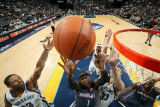 Charlotte Bobcats v Memphis Grizzlies: Stephen Jackson  Xavier Henry and Marc Gasol