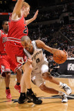 Chicago Bulls v San Antonio Spurs: Tony Parker and Brian Scalabrine