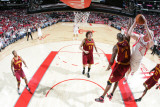 Cleveland Cavaliers v Houston Rockets: Antawn Jamison and Chase Budinger