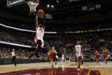Miami Heat v Cleveland Cavaliers: Dwyane Wade  LeBron James and Anthony Parker