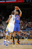 New York Knicks v Golden State Warriors: Wilson Chandler and Monta Ellis
