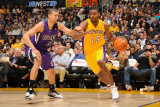 Sacramento Kings v Los Angeles Lakers: Ron Artest and Francisco Garcia