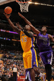Sacramento Kings v Los Angeles Lakers: Derrick Caracter and Samuel Dalembert