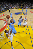 Denver Nuggets v Golden State Warriors: Carmelo Anthony and Reggie Williams