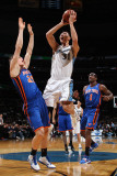 New York Knicks v Washington Wizards: Yi Jianlian and Timofey Mozgov