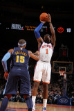 Denver Nuggets v New York Knicks: Amar'e Stoudemire and Carmelo Anthony
