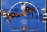 Miami Heat v Orlando Magic: Dwyane Wade  Chris Bosh and JJ Redick